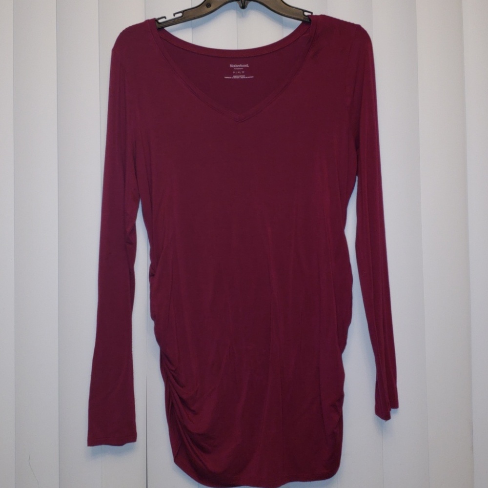 Side Ruched maternity t-shirt